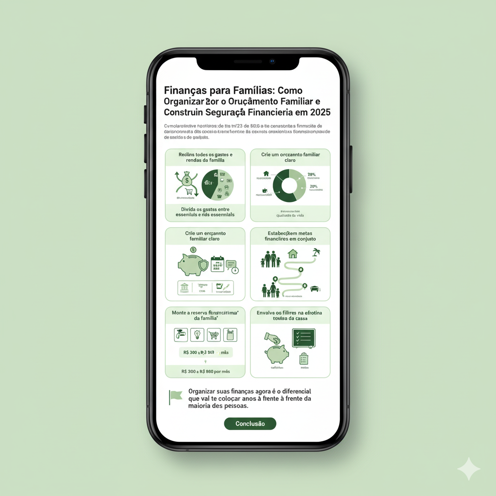 No momento, você está visualizando Finanças para Famílias: Como Organizar o Orçamento Familiar e Construir Segurança Financeira em 2025